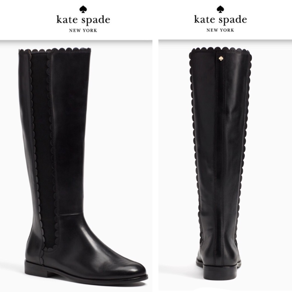 Kate Spade ♠️ Leather Rayna Boots winter boots